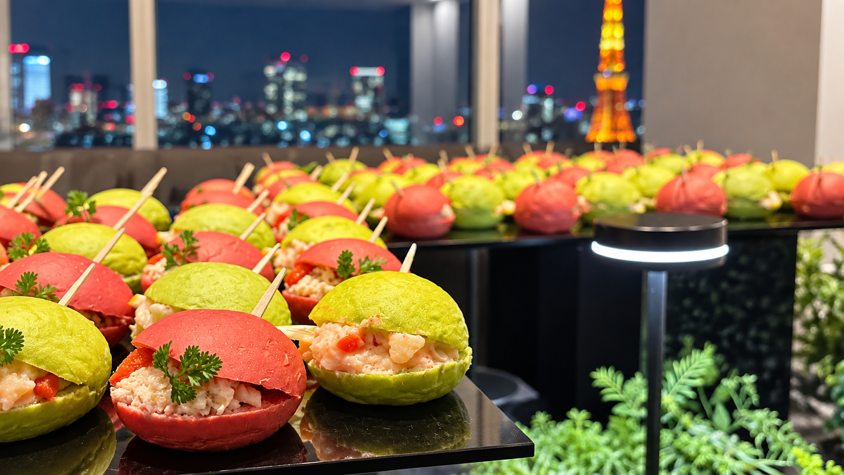 【夜景と楽しむケータリング】東京タワーの夜景が彩る特別な一夜