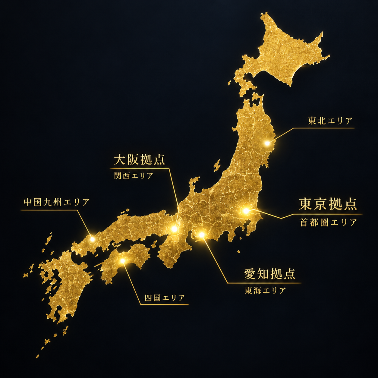 Mr.BUFFET全国拠点マップ